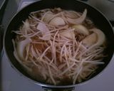簡単　玉ねぎ　しめじ　もやしの　中華あん作り方4写真