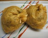 残ったネタでお揚げ餃子作り方2写真