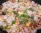 筍とベーコンの炒飯作り方5写真