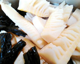 筍と柔らか早煮昆布の田舎味噌煮。作り方4写真