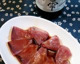 ♪薬味たっぷり初鰹の漬け丼♪作り方1写真