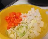 カレー風味マスタードのコールスロー作り方1写真
