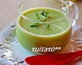 ＊えんどう豆の冷たいスープ＊作り方6写真