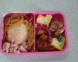 キャラ弁 パスタガール作り方4写真