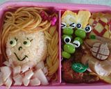 キャラ弁 パスタガール作り方5写真