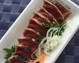 かつおの塩レモンたたき作り方1写真