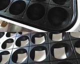 ホットプレートたこ焼き器でちびオムライス作り方4写真