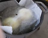 丸ごと新玉葱の豆乳ポタージュ作り方1写真
