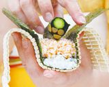 ぐんまちゃんの巻き寿司作り方9写真