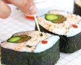 ぐんまちゃんの巻き寿司作り方15写真