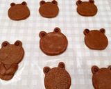 バレンタイン映えクッキーLINEブラウン作り方9写真
