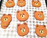 バレンタイン映えクッキーLINEブラウン作り方10写真