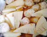 たけのこと鶏団子の煮物作り方6写真