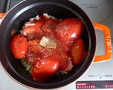 ストウブで無水筍入りミートソース作り方2写真