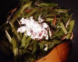 葉ごぼうの茎できんぴら♡旨いつまみや♫作り方9写真