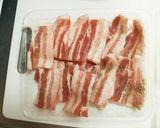 焼き肉のタレで豚バラ丼★温泉卵のせ♡作り方4写真