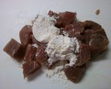 エリンギ 玉ねぎ 豚ヒレの ケチャ煮込み作り方4写真
