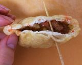 明太子と納豆の油揚げポケット焼き作り方7写真