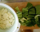 シャキ！ホク！プルッの中華風炒め(^^)作り方1写真