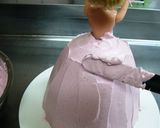 米粉の★りかちゃんドールケーキ★祝誕生日作り方19写真