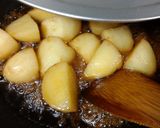ジャガイモと角切り牛肉の甘辛煮作り方2写真