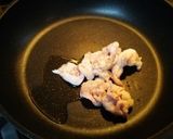 鳥皮と小松菜の炒め物作り方4写真