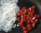 【ぐうたら】トマトとレタスのチャーハン作り方3写真