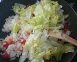 【ぐうたら】トマトとレタスのチャーハン作り方4写真