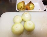 新玉ねぎのコンソメ煮ひき肉スープ作り方1写真