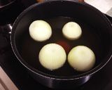 新玉ねぎのコンソメ煮ひき肉スープ作り方2写真