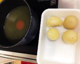 新玉ねぎのコンソメ煮ひき肉スープ作り方4写真