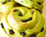 HB米粉入りで早焼き♪抹茶甘納豆パン作り方7写真