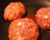 和牛デミグラハンバーグ作り方5写真