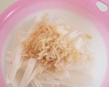 超簡単！おつまみにプチ贅沢な大根サラダ作り方4写真