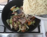 さば缶でコク！本格そうめんチャンプルー☆作り方3写真