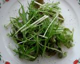 水菜とチーズのサラダ作り方2写真