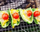 BBQにも！ピーマンの色々のせ焼き作り方5写真