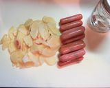 ウインナーと新生姜の酢漬け作り方1写真