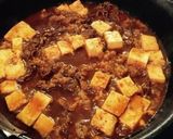 簡単！旨辛麻婆豆腐丼作り方3写真