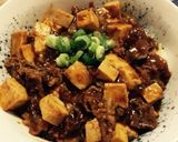 簡単！旨辛麻婆豆腐丼作り方5写真