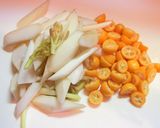 ウドと金柑のみそ煮作り方1写真