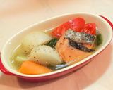 鮭と野菜のブイヨンスープ作り方5写真