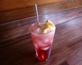 クリームソーダ♪（ザクロ）作り方3写真