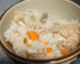 鶏肉とゴボウの炊き込みご飯作り方9写真