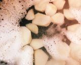 麺染み込みにんにく☆ビーフン里芋ベーコン作り方2写真