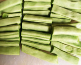 かにかまといんげん豆の天ぷら作り方1写真