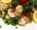 麺染み込みにんにく☆ビーフン里芋ベーコン作り方7写真