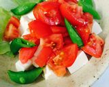 トマトと豆腐の☆たまねぎドレサラダ作り方5写真