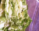 白菜とおふの味噌汁作り方1写真