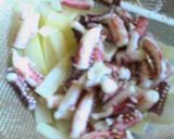 うどの酢味噌和え(イカVer.)作り方1写真
